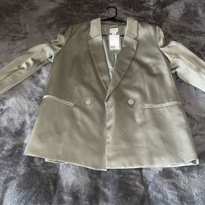 HnM brand new silver blazer